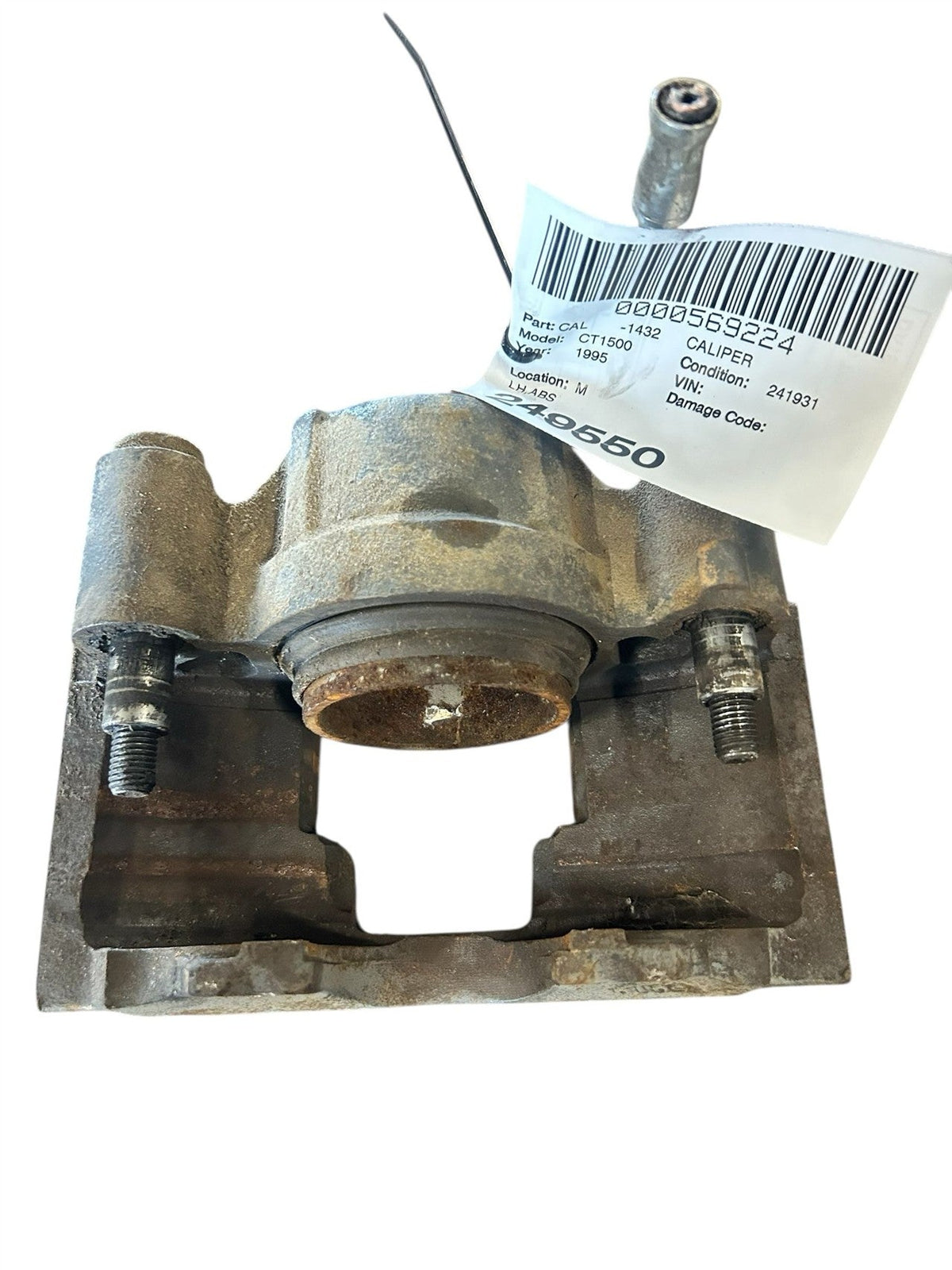 Brake Caliper from a 1995 GMC 1500, front, left side, photo 2