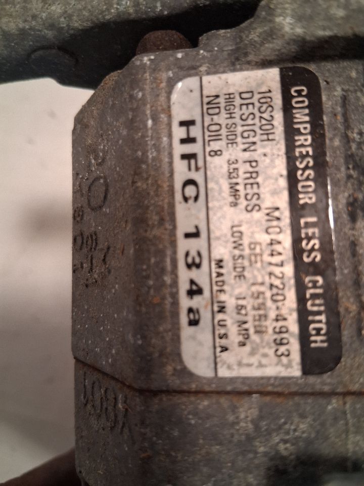 AC Compressor from a 2004 Dodge Caravan, photo 3