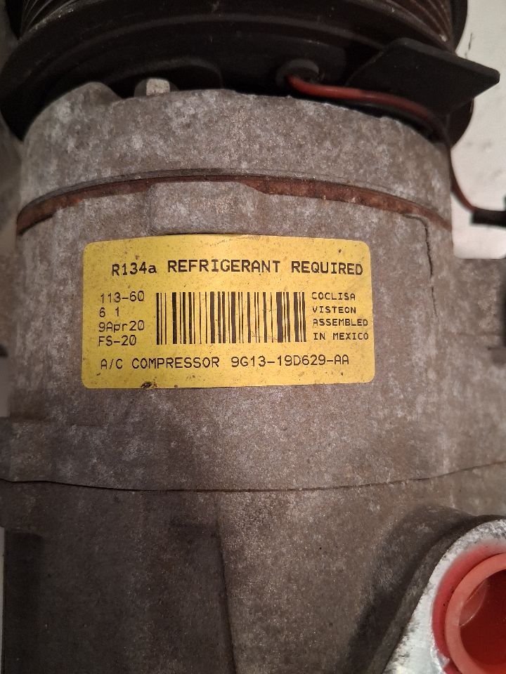 AC Compressor from a 2009 Ford Taurus, photo 2