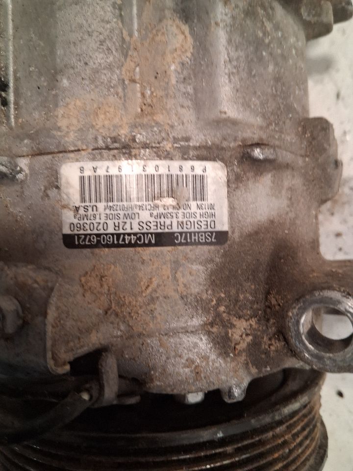 AC Compressor from a 2015 Chrysler 200, photo 2