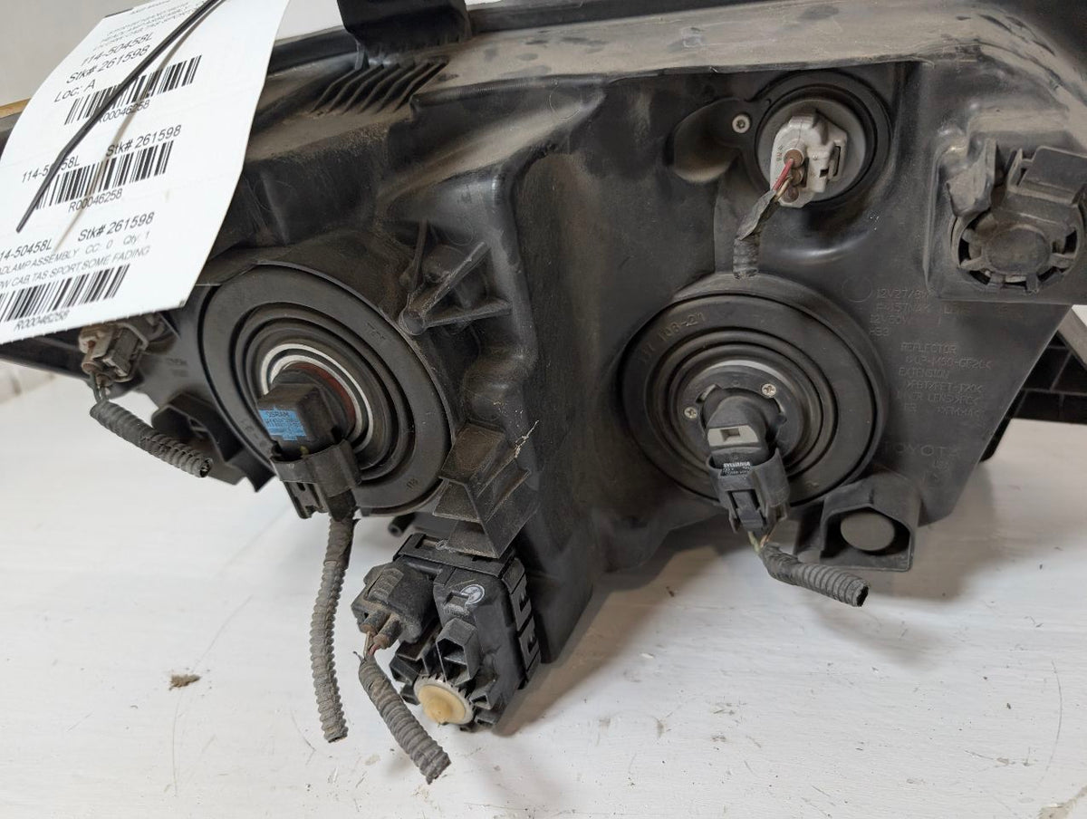 Headlight Assembly from a 2010 Toyota Tundra, left side, photo 7