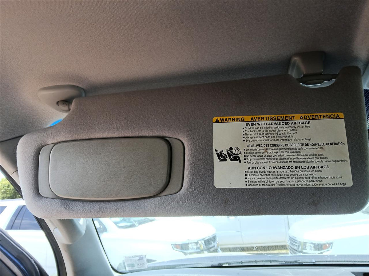 Sun Visor from a 2010 Toyota Tundra, left side, photo 1