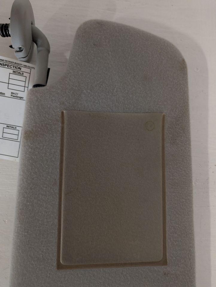 Sun Visor from a 2010 Toyota Tundra, left side, photo 3