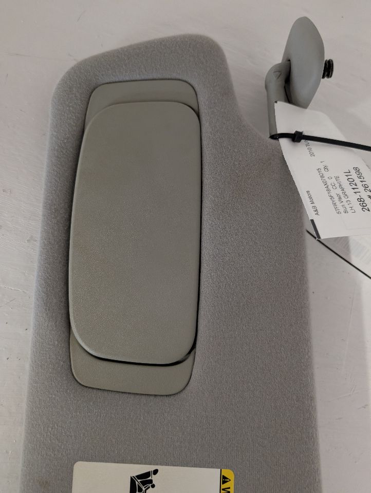 Sun Visor from a 2010 Toyota Tundra, left side, photo 7