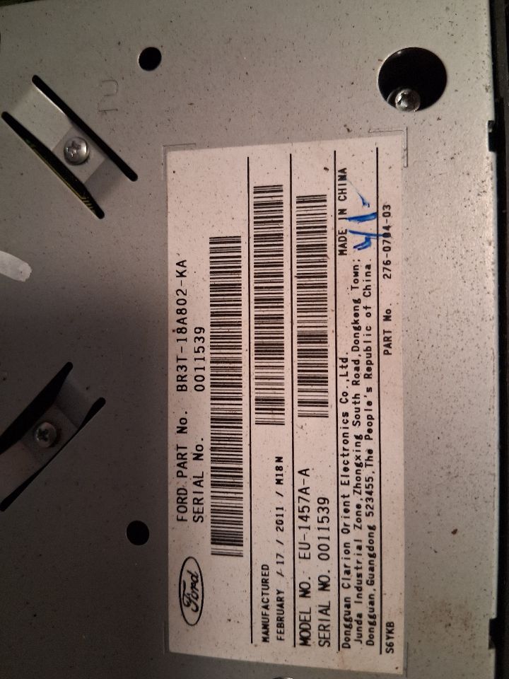 Radio Control Panel from a 2010 Ford Mustang, photo 3