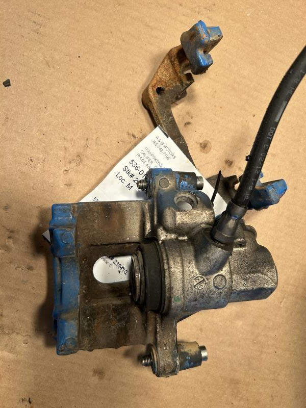 Brake Caliper from a 2012 Ford Focus, rear, right side, photo 2