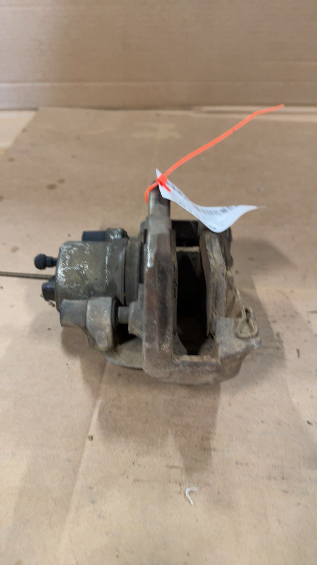 Brake Caliper from a 2012 Ford Focus, front, right side, photo 3