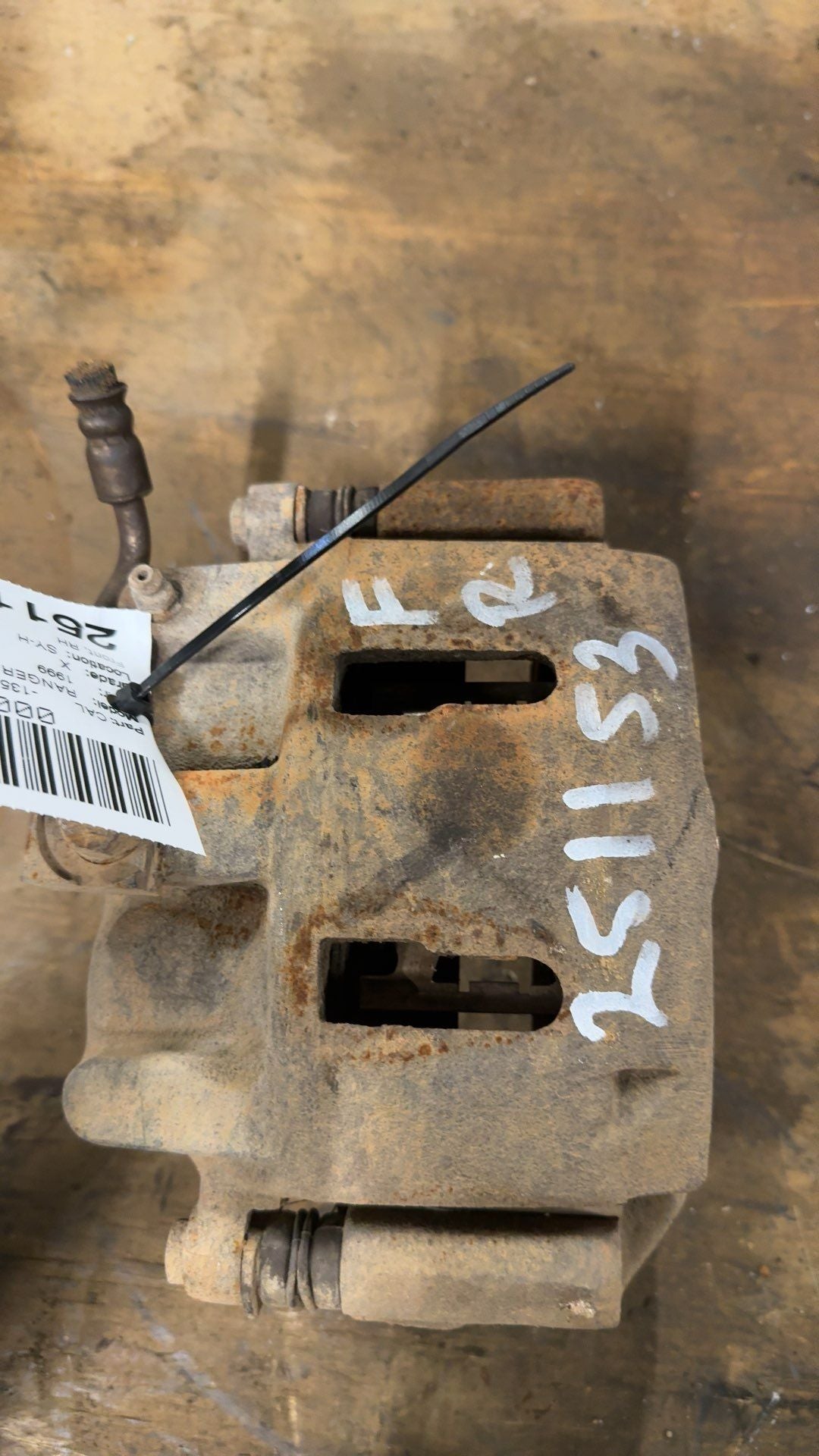 Brake Caliper from a 1999 Ford Ranger, front, right side, photo 1
