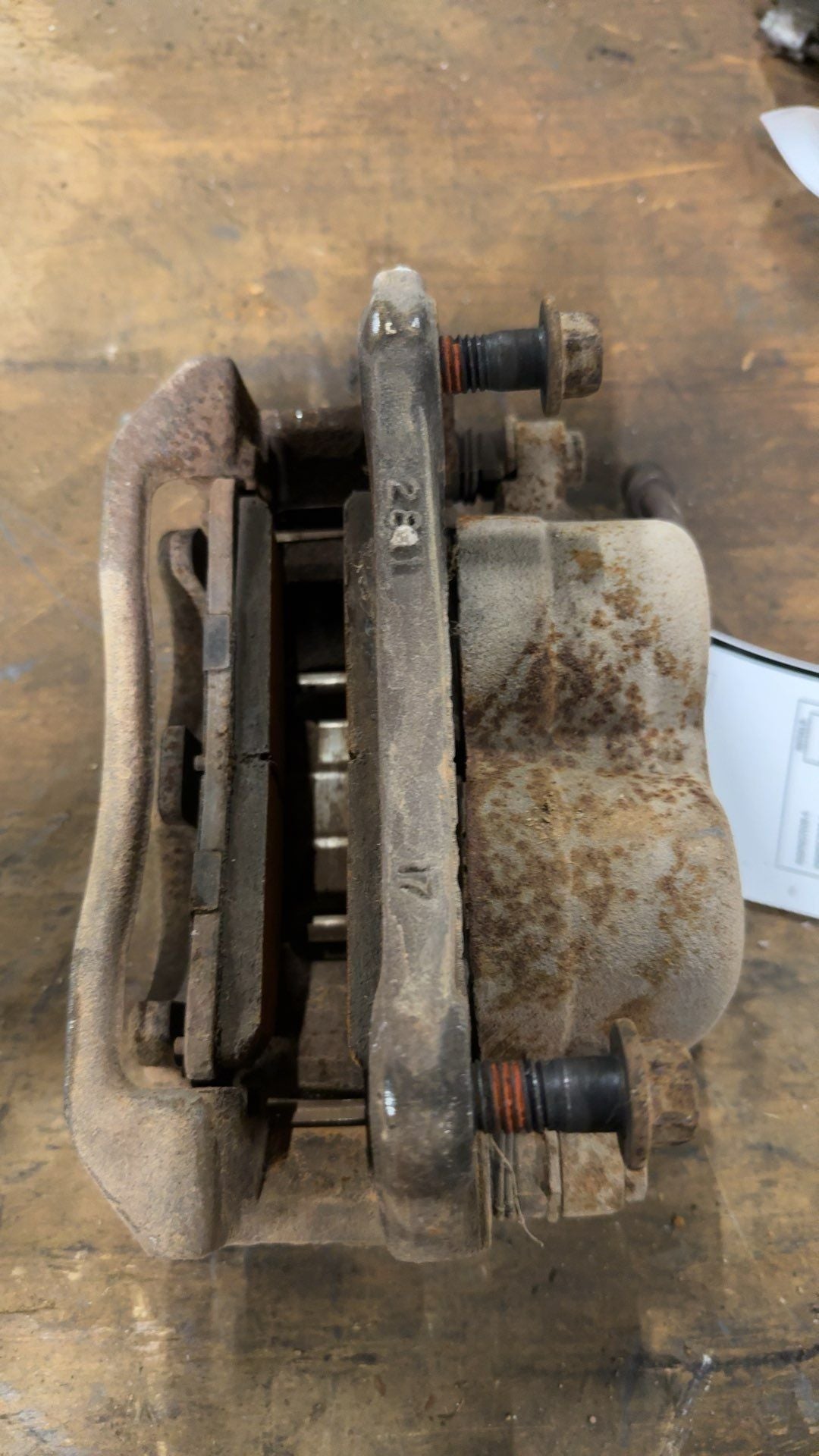 Brake Caliper from a 1999 Ford Ranger, front, right side, photo 3
