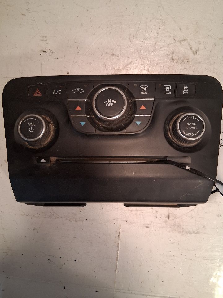 Climate Control Panel from a 2012 Dodge Charger, photo 1