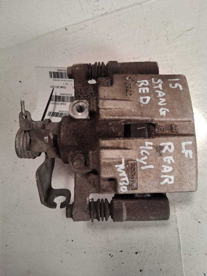 Brake Caliper from a 2020 Ford Mustang, rear, left side, photo 1