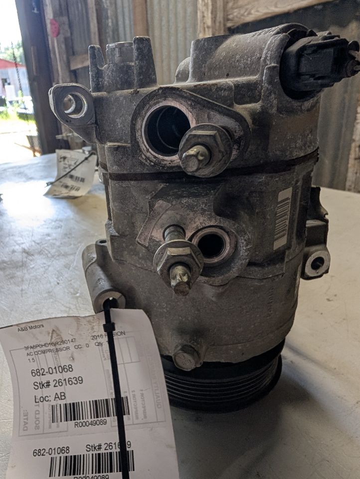 AC Compressor from a 2016 Ford Fusion, photo 3