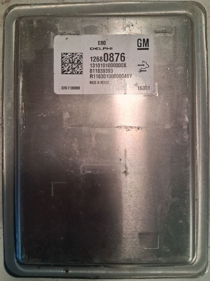 Engine Control Module (ECM/PCM) from a 2017 Chevrolet Malibu, photo 2