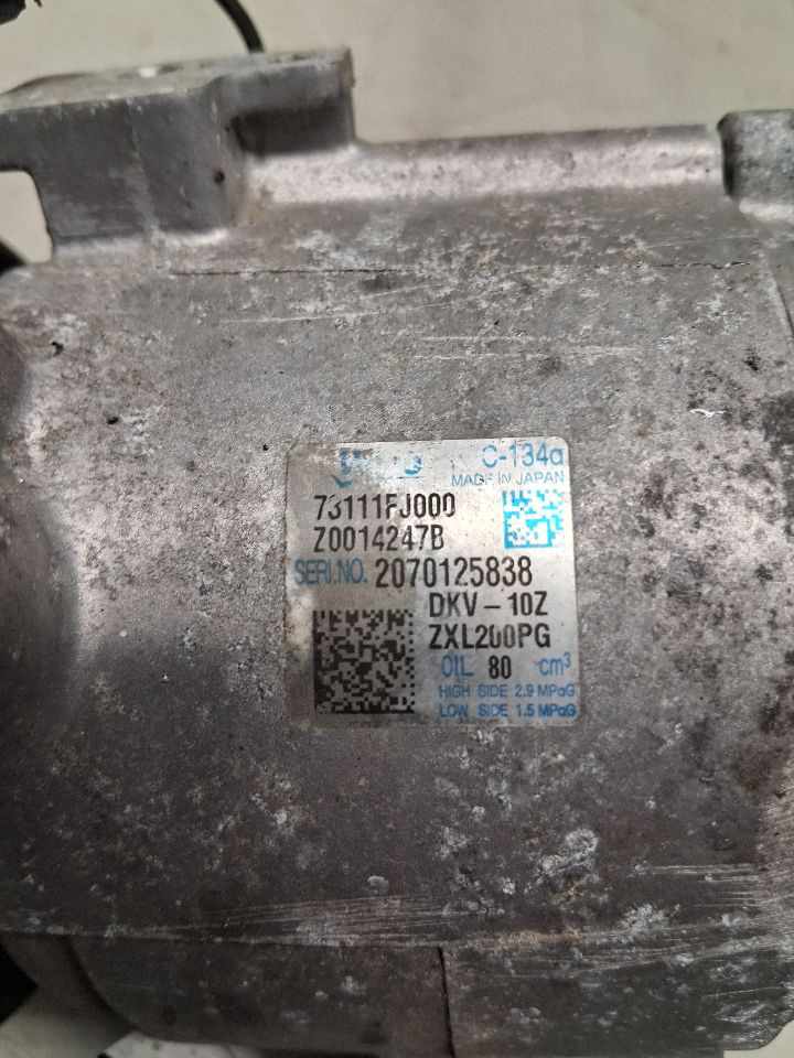 AC Compressor from a 2013 Subaru Impreza, photo 4