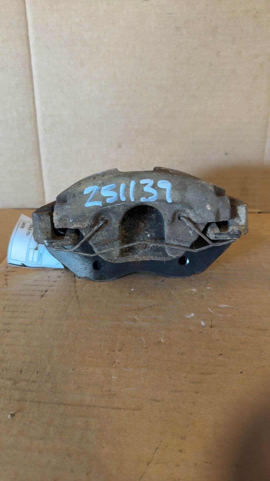 Brake Caliper from a 2012 Mazda 3, front, right side, photo 2