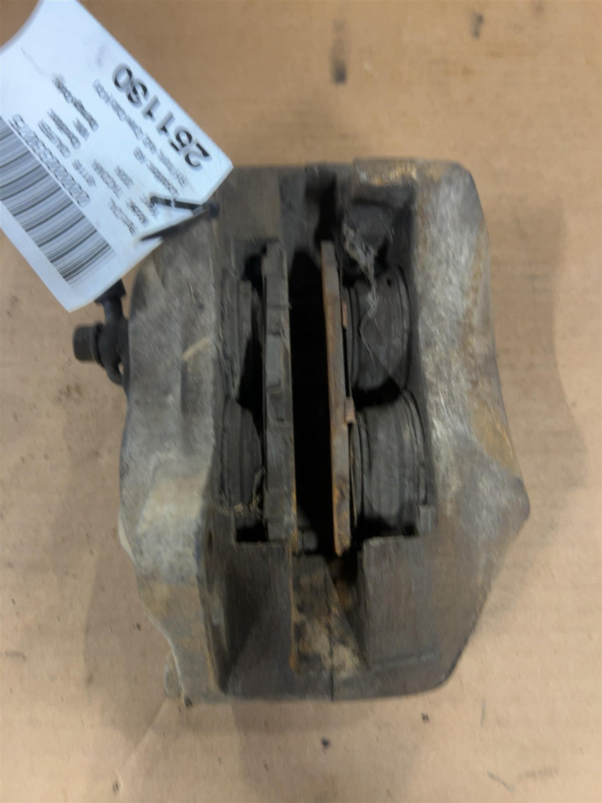 Brake Caliper from a 2004 Toyota Tacoma, front, right side, photo 2