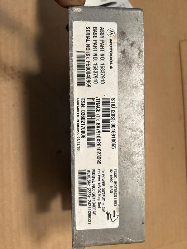 Communication Module from a 2006 Cadillac CTS, photo 2