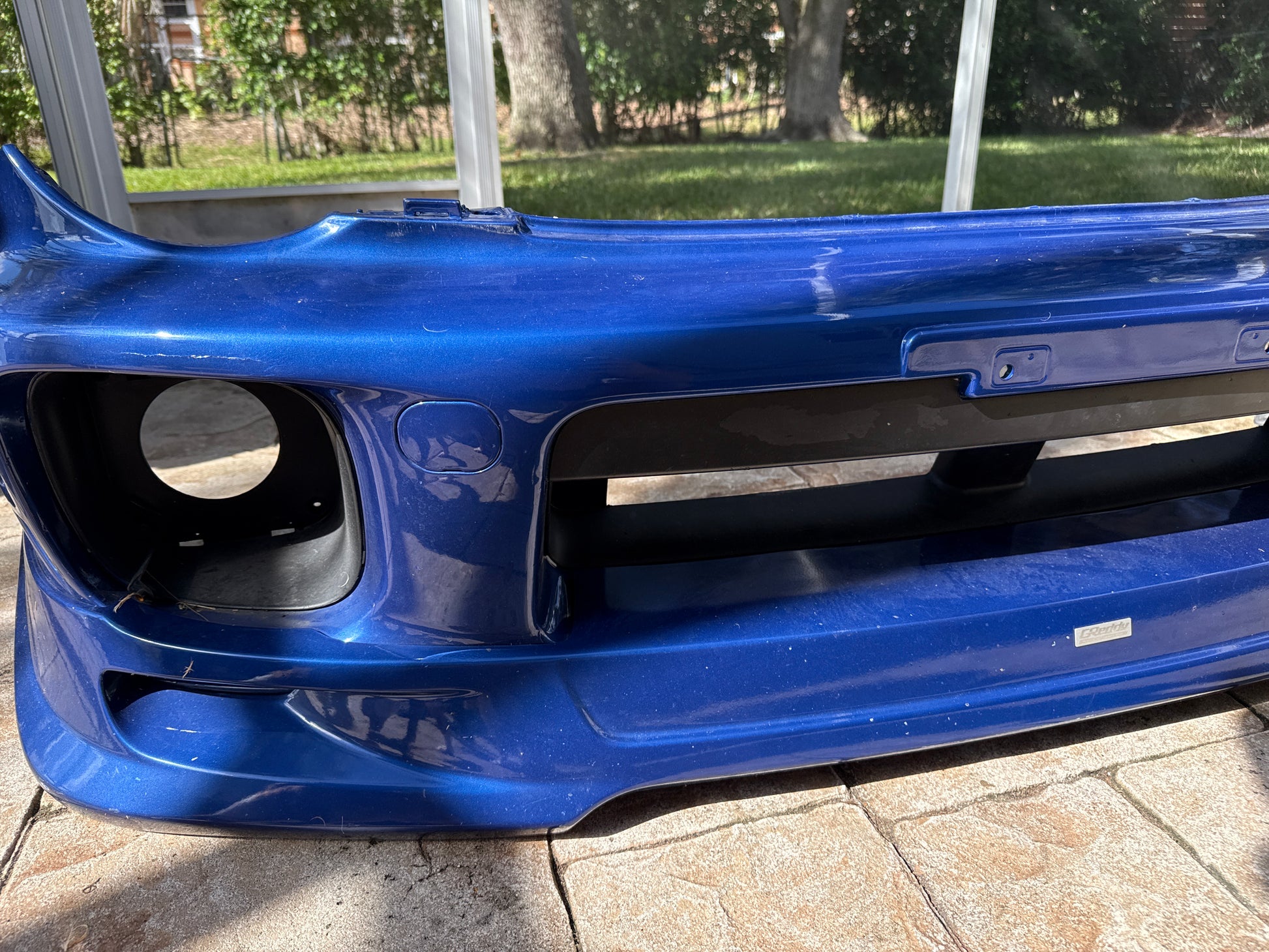 2002 2003 Subaru wrx Sti Impreza JDM Front bumper assembly OEM & GReddy Bottom Lip - Used - Photo 4