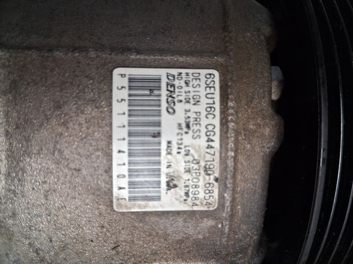 AC Compressor from a 2012 Chrysler 200, photo 3