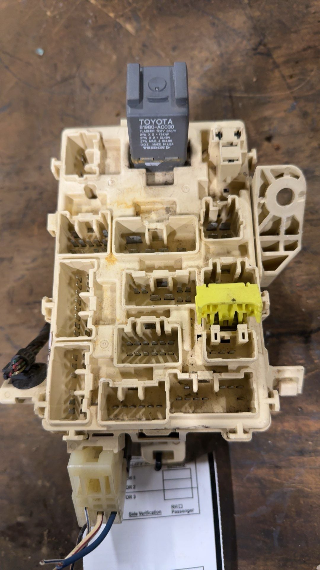 Interior Fuse Box from a 2003 Toyota Tacoma, photo 1