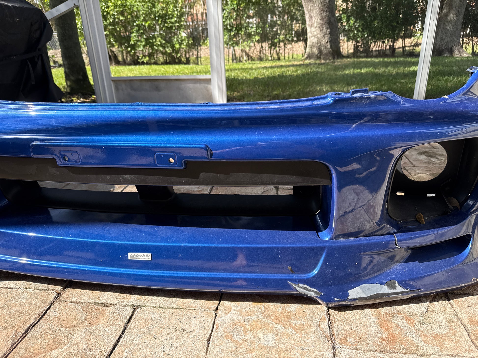 2002 2003 Subaru wrx Sti Impreza JDM Front bumper assembly OEM & GReddy Bottom Lip - Used - Photo 5