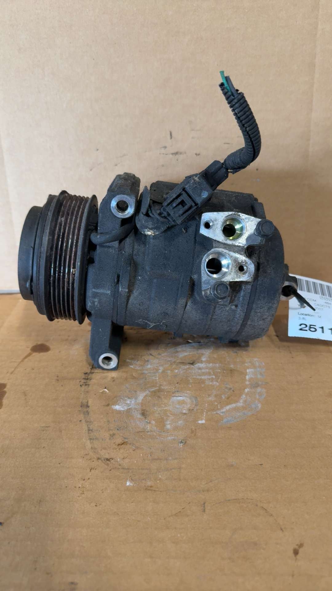 AC Compressor from a 2007 Cadillac, photo 1