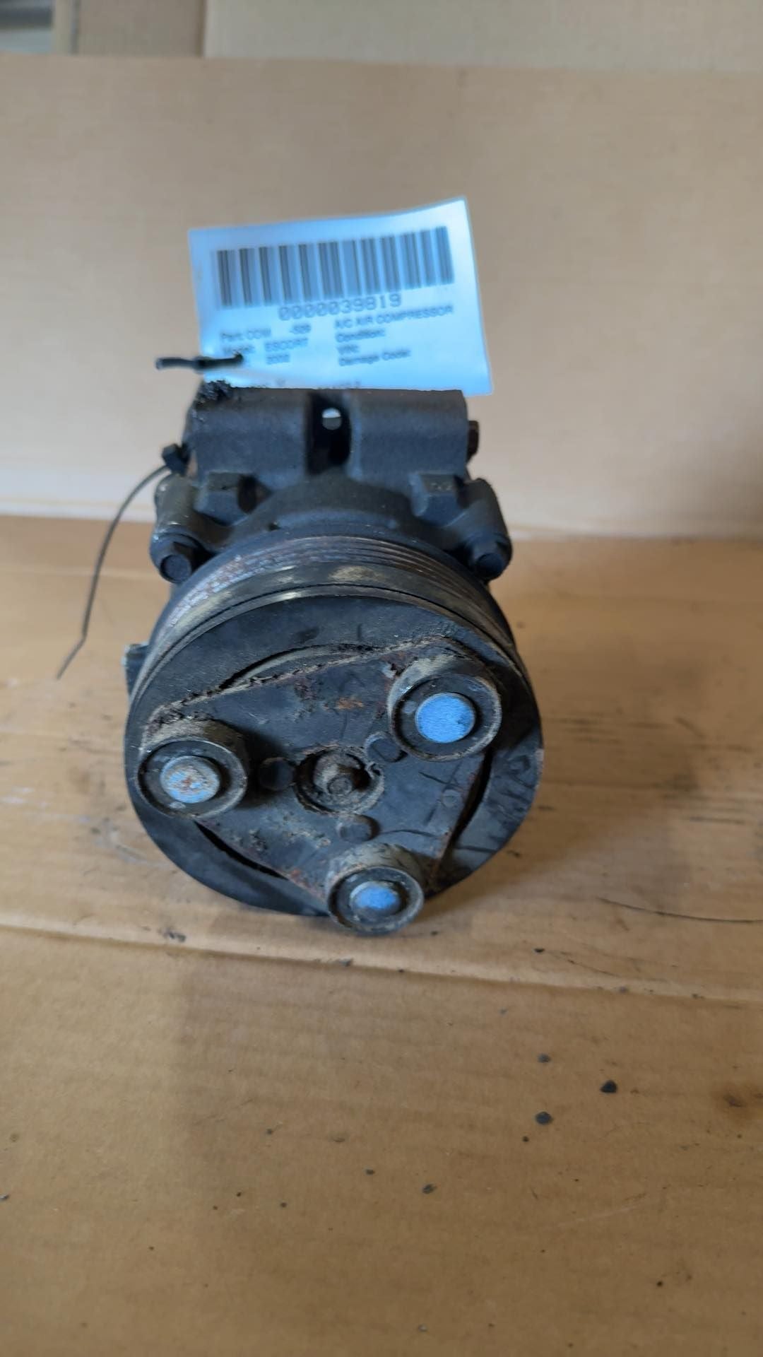 AC Compressor from a 2002 Ford Escort, photo 2