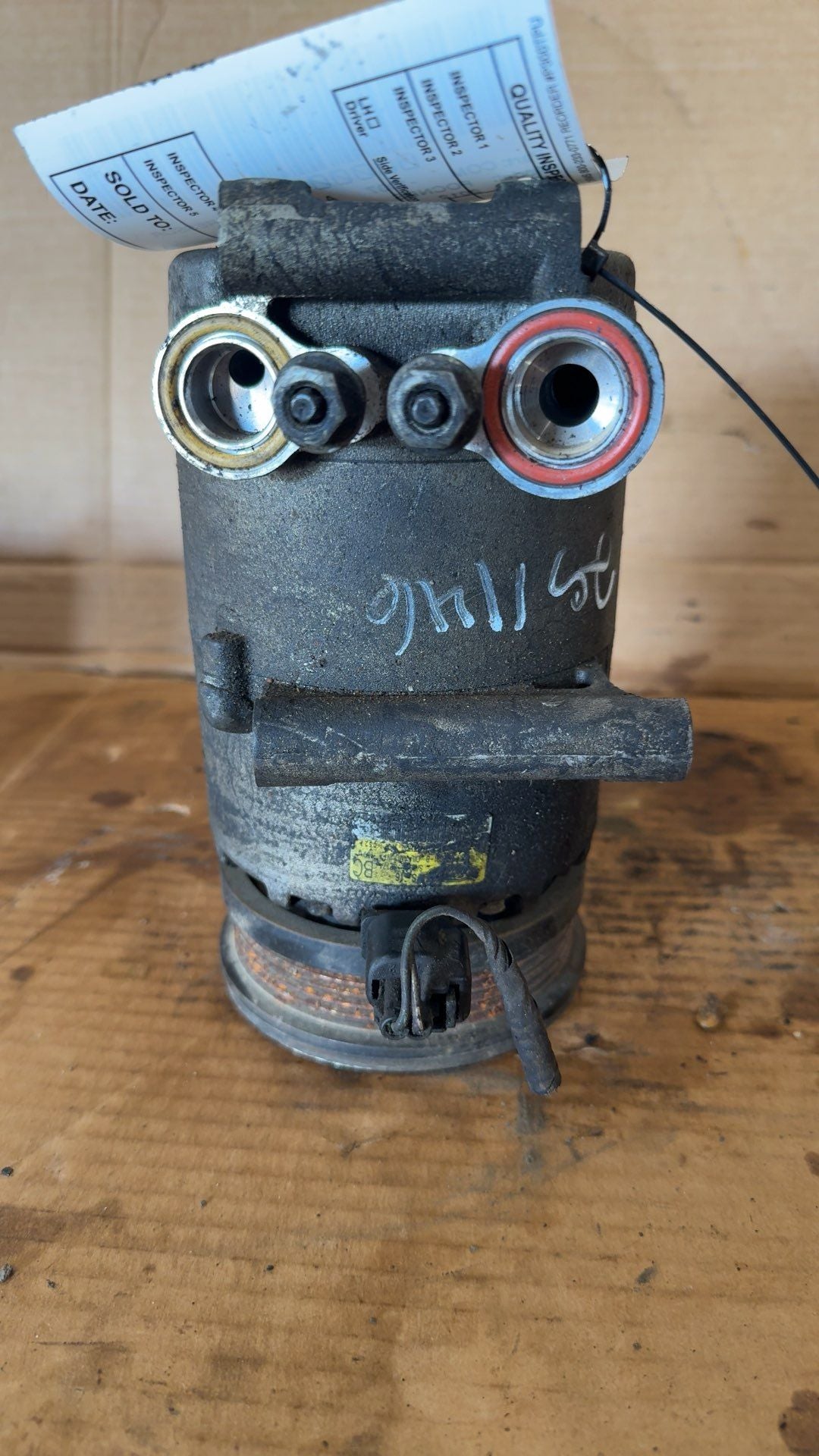 AC Compressor from a 2012 Ford Focus, photo 1