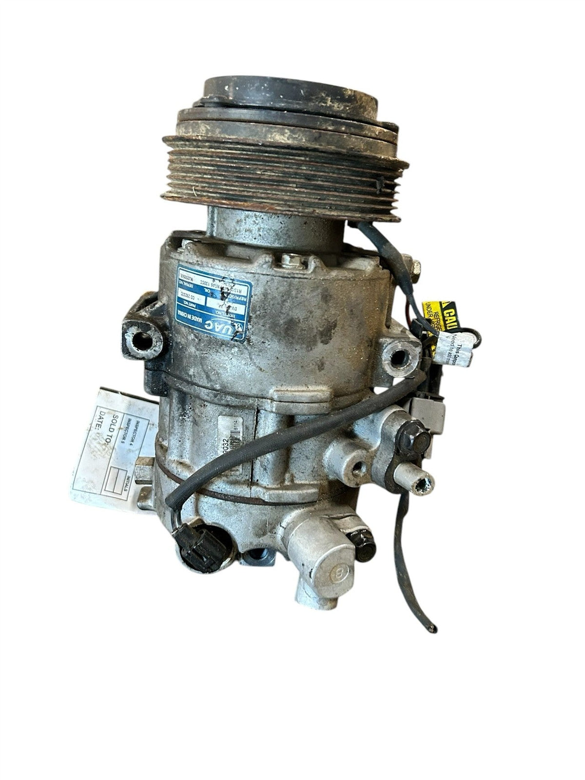 AC Compressor from a 2015 Hyundai Tucson, photo 3