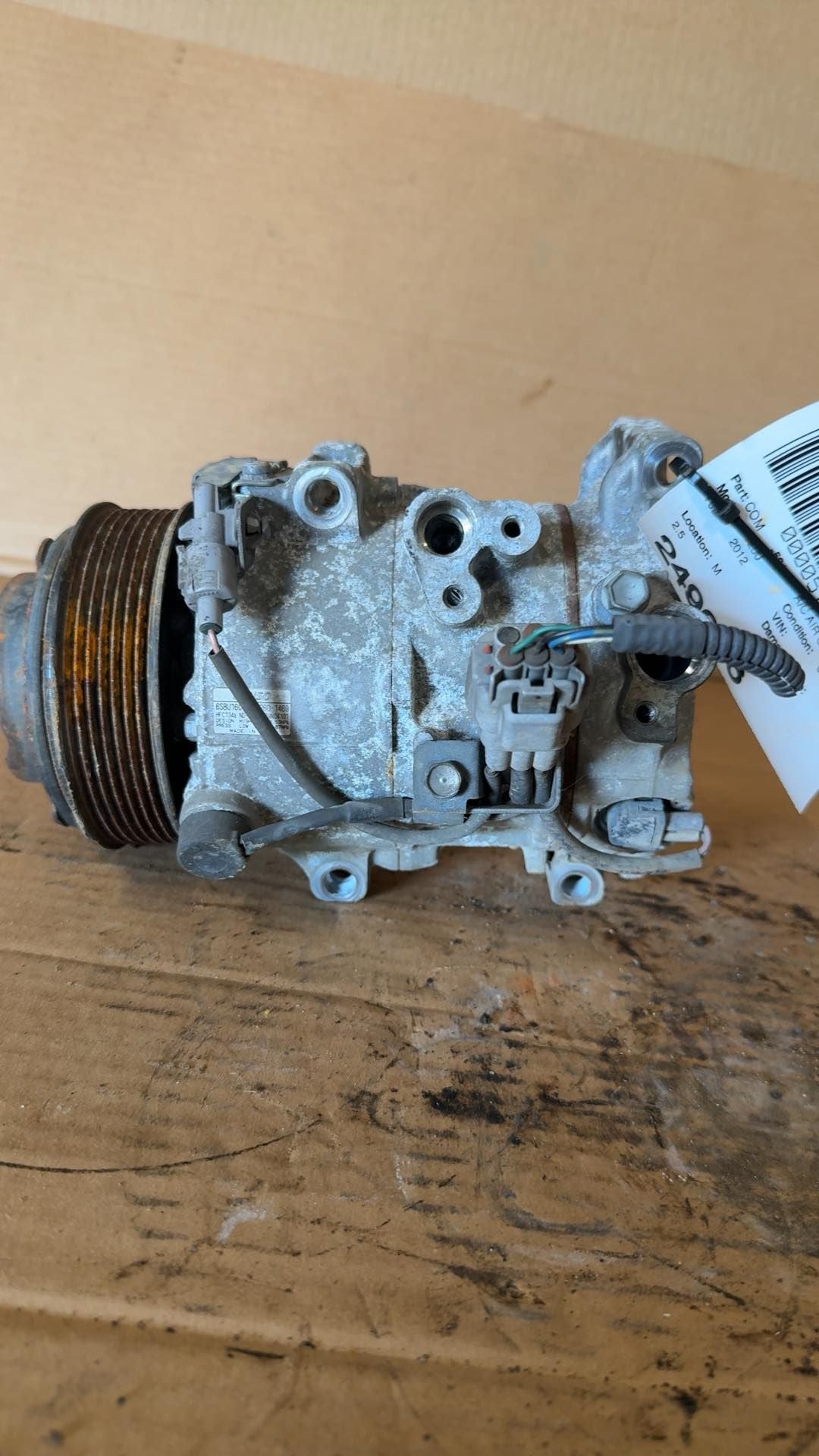 AC Compressor from a 2012 Lexus IS250, photo 1
