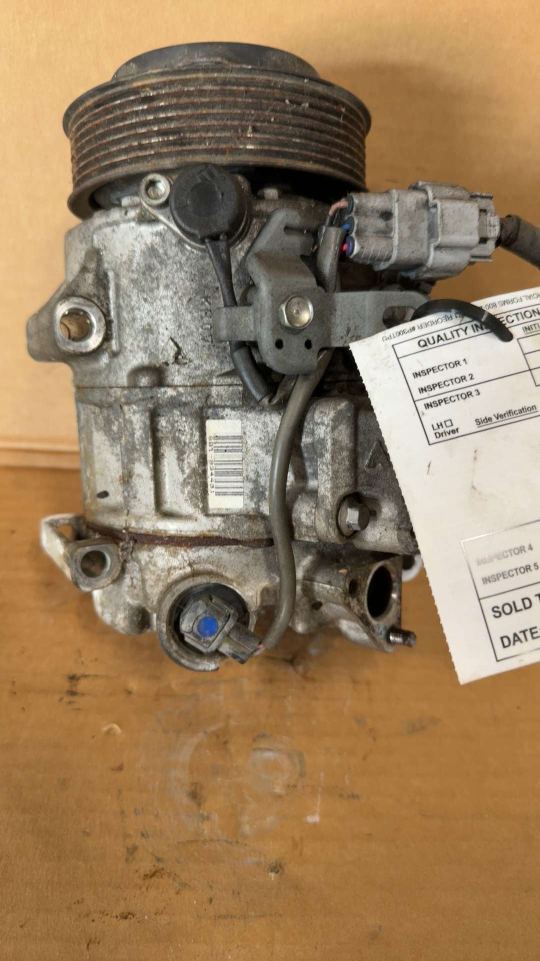 AC Compressor from a 2013 Lexus GS350, photo 1