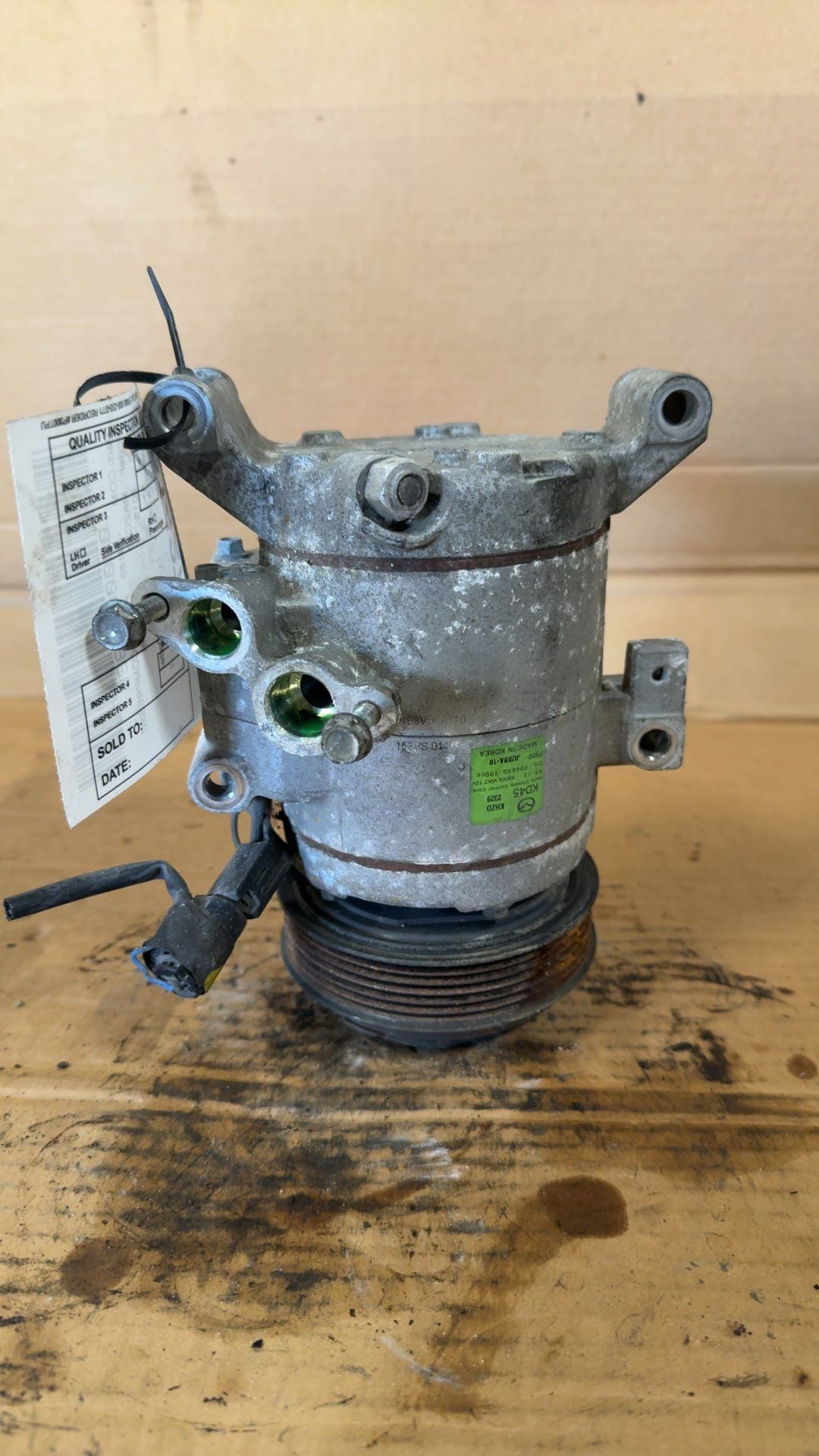 AC Compressor from a 2016 Mazda CX-5, photo 2