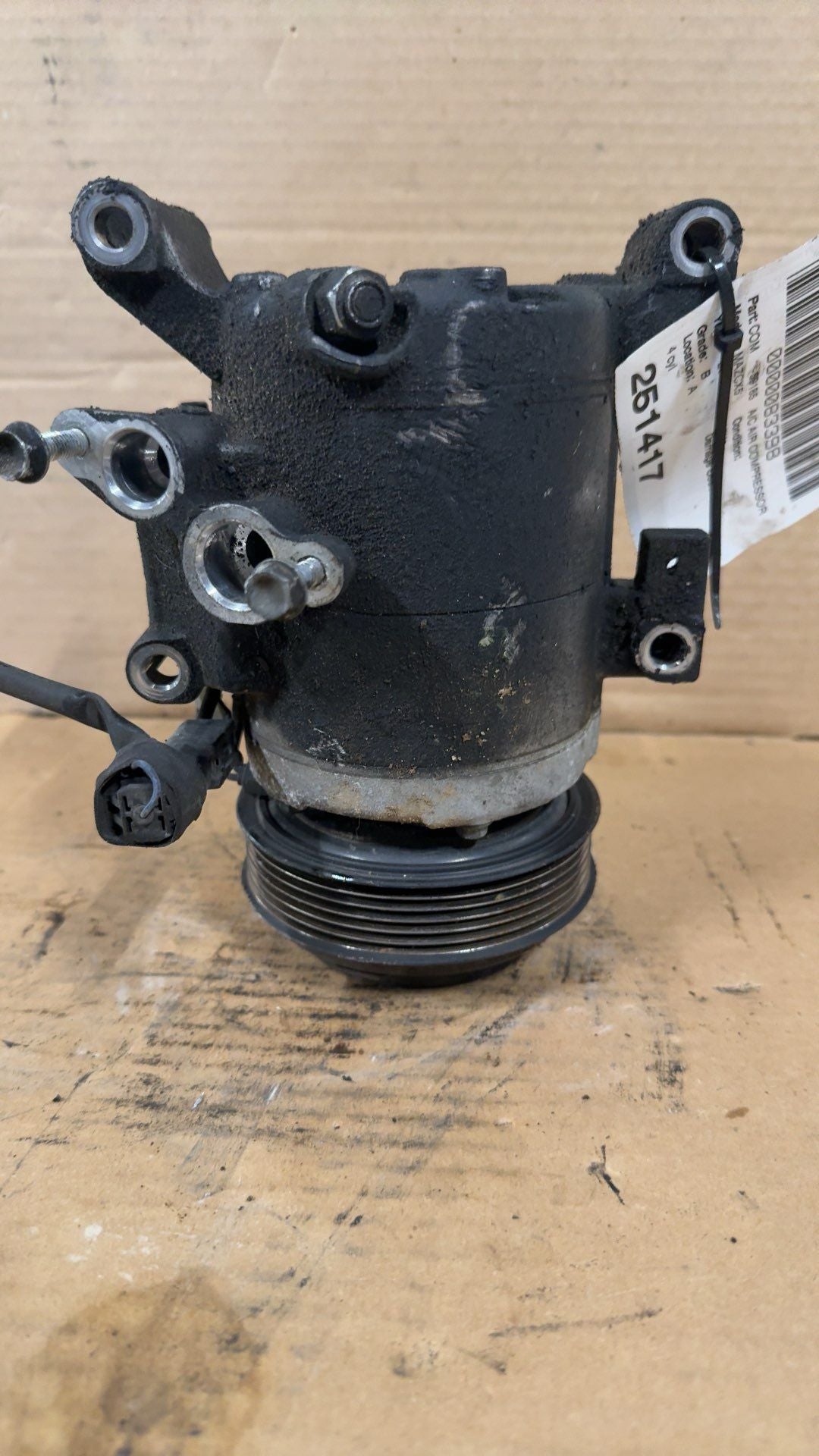 AC Compressor from a 2016 Mazda CX-5, photo 1