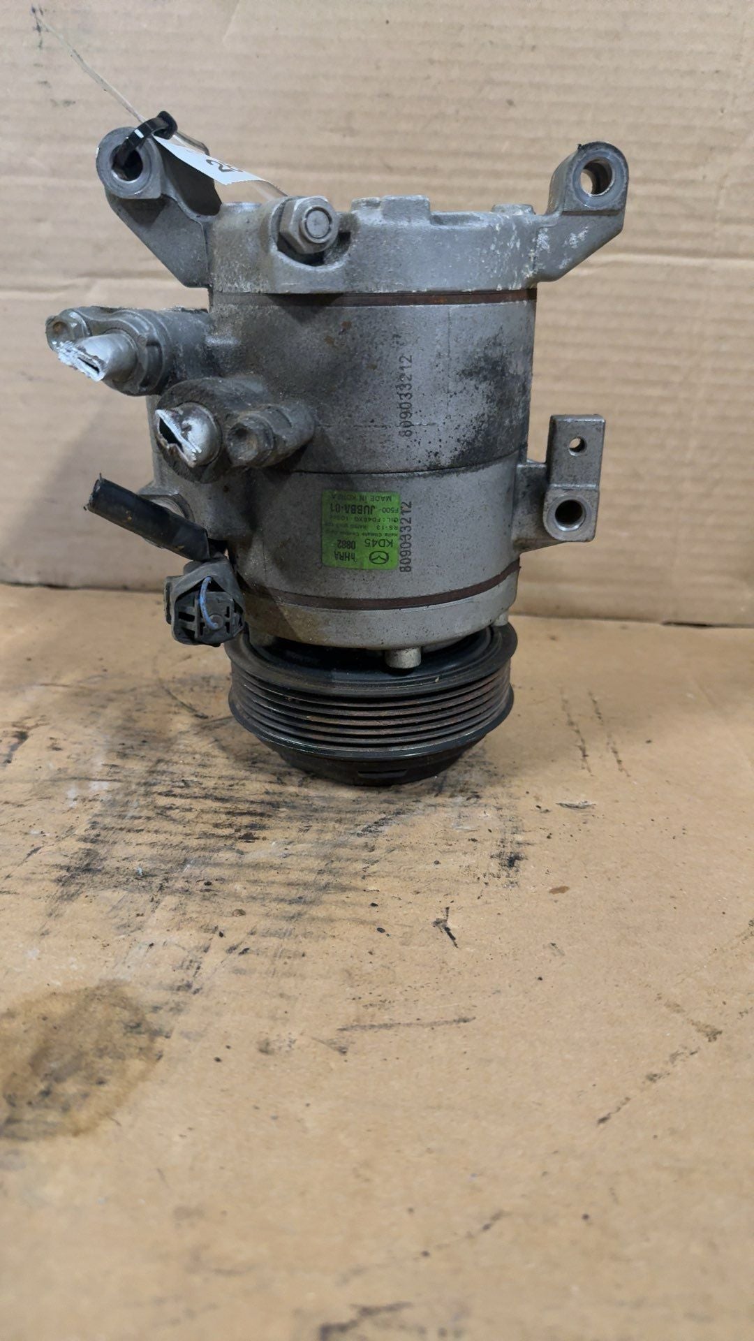 AC Compressor from a 2013 Mazda CX-5, photo 1