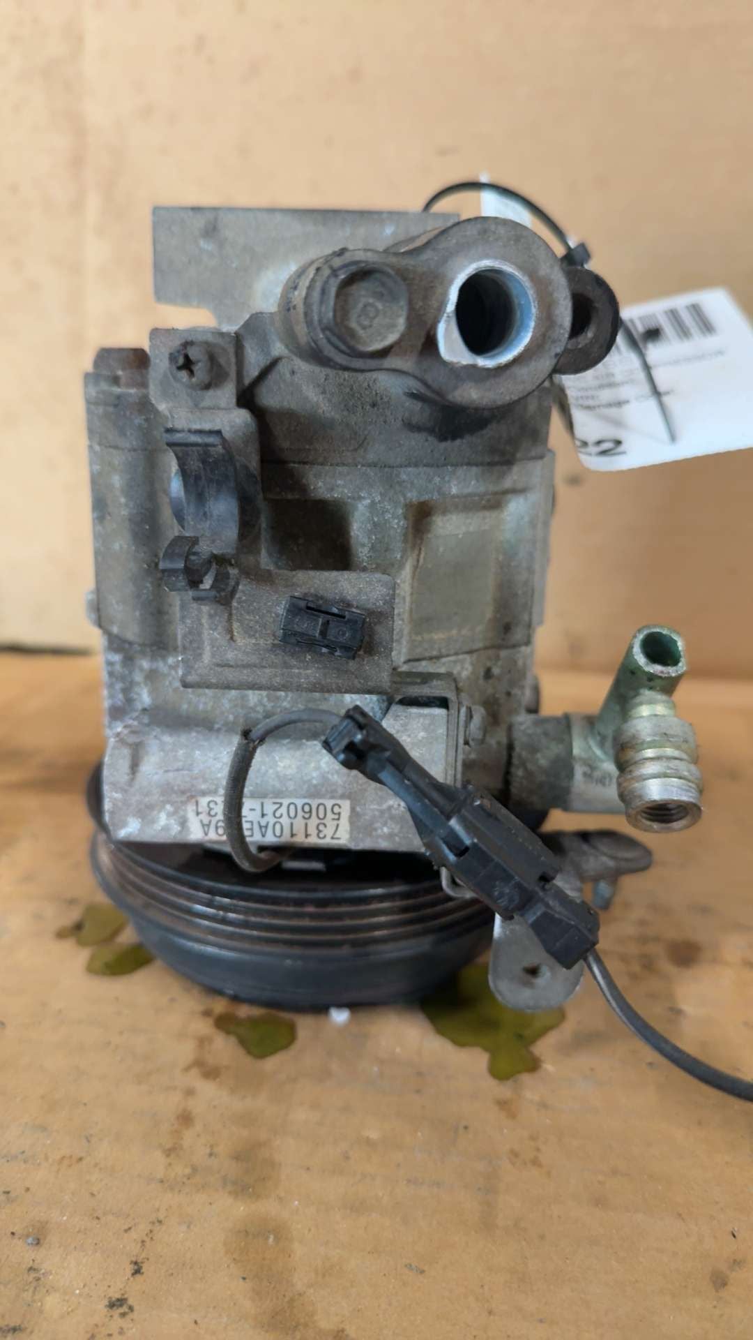 AC Compressor from a 2004 Subaru Legacy, photo 1