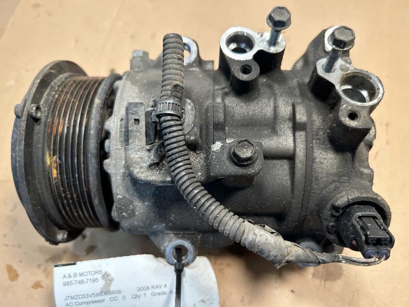 AC Compressor from a 2008 Toyota RAV4, photo 1