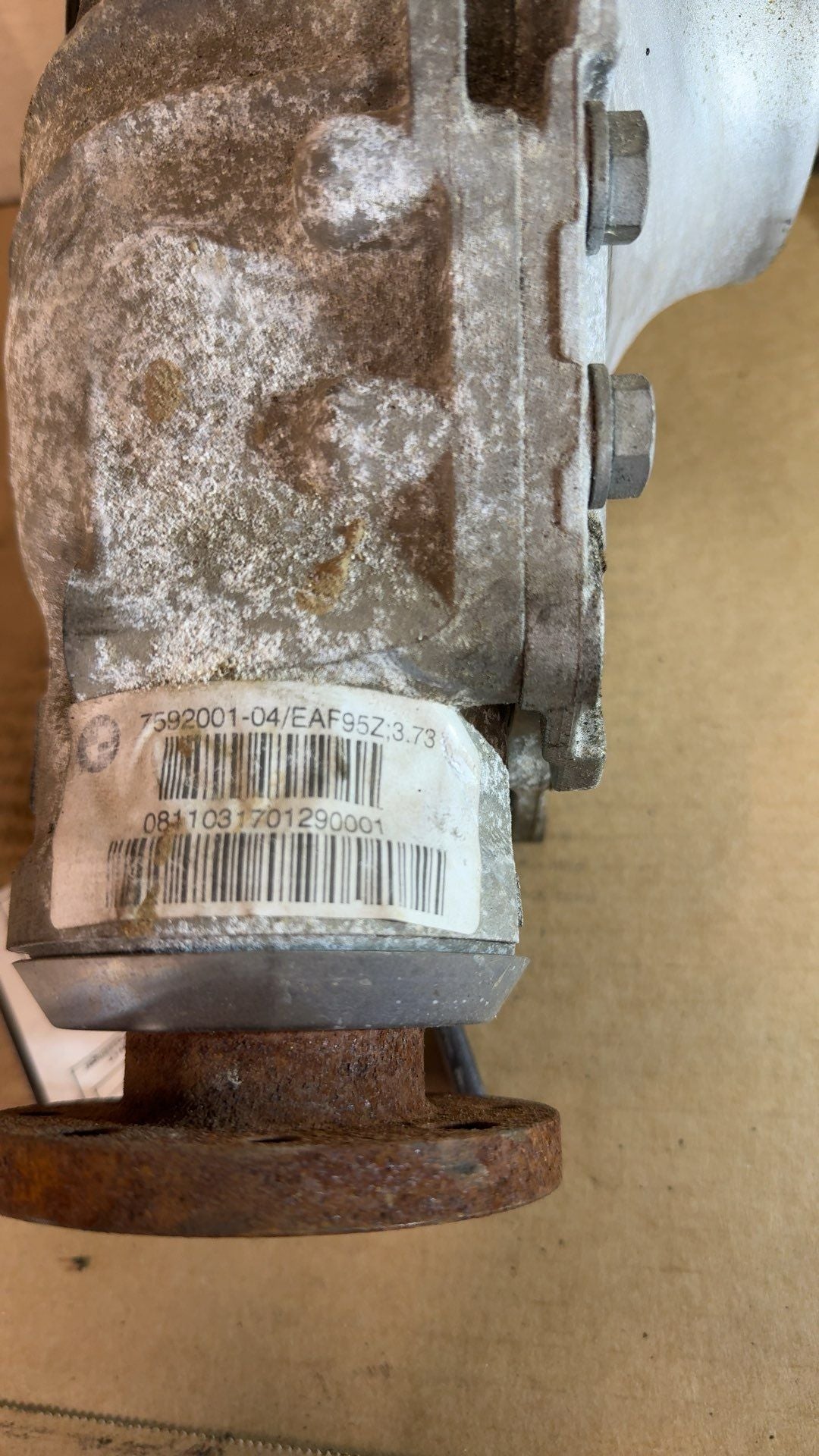 Carrier Assembly from a 2011 BMW X3, front, photo 3