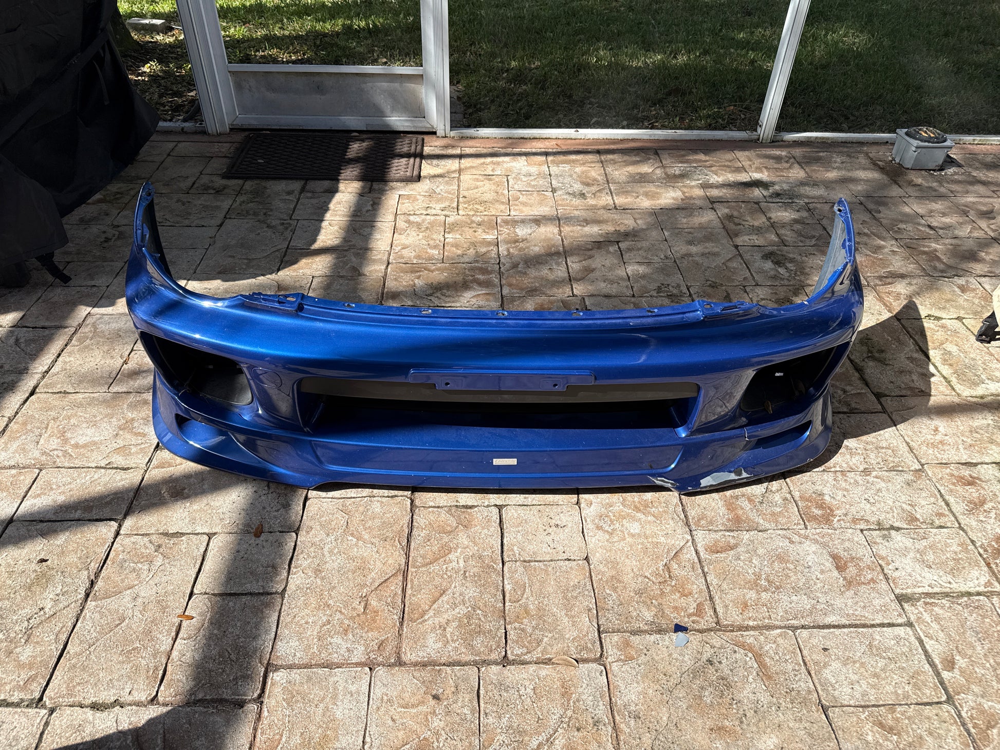 2002 2003 Subaru wrx Sti Impreza JDM Front bumper assembly OEM & GReddy Bottom Lip - Used - Photo 2