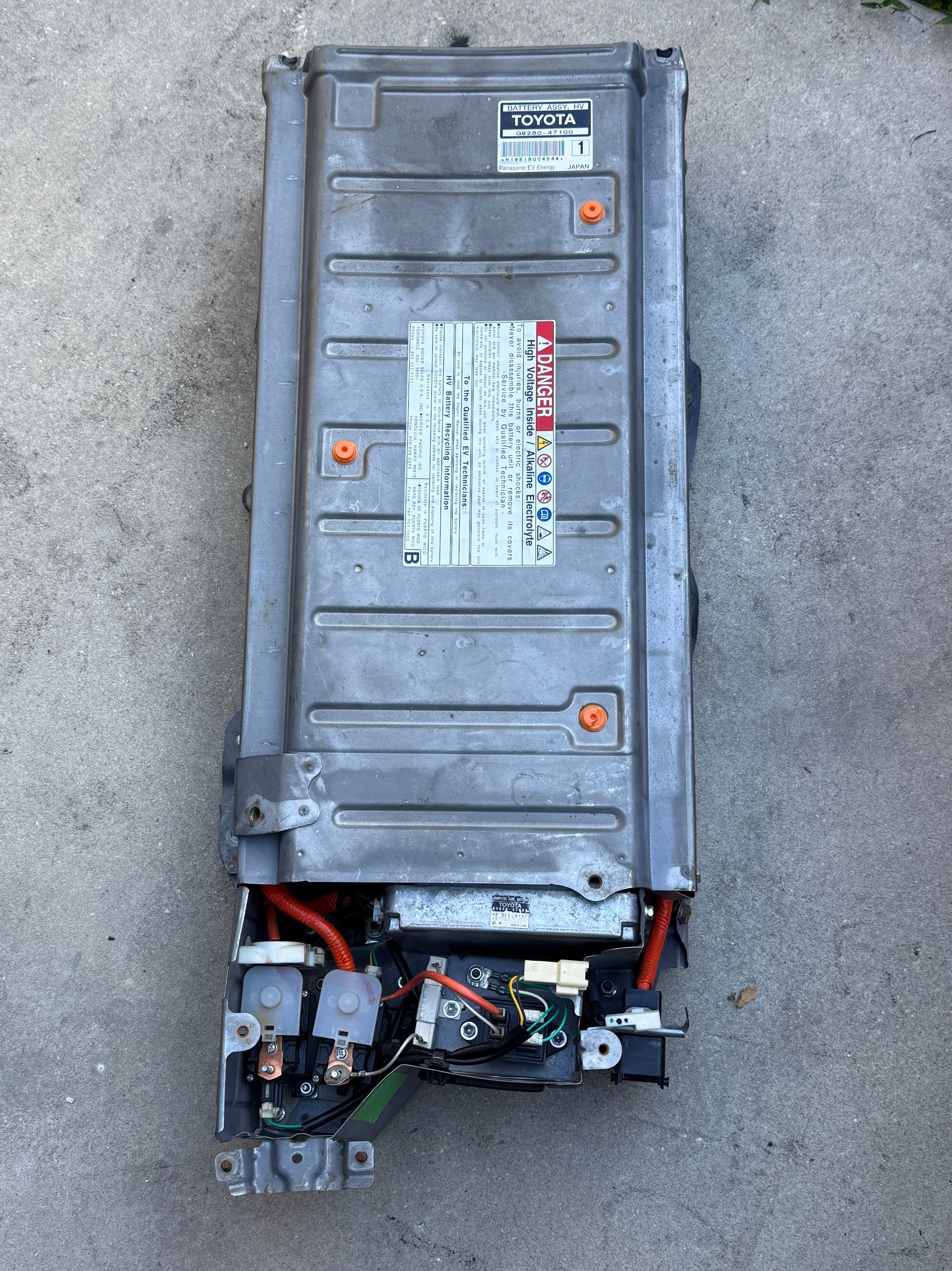 2004 - 2009 OEM TOYOTA PRIUS HYBRID BATTERY ASSEMBLY OEM G9280-47100 - Used