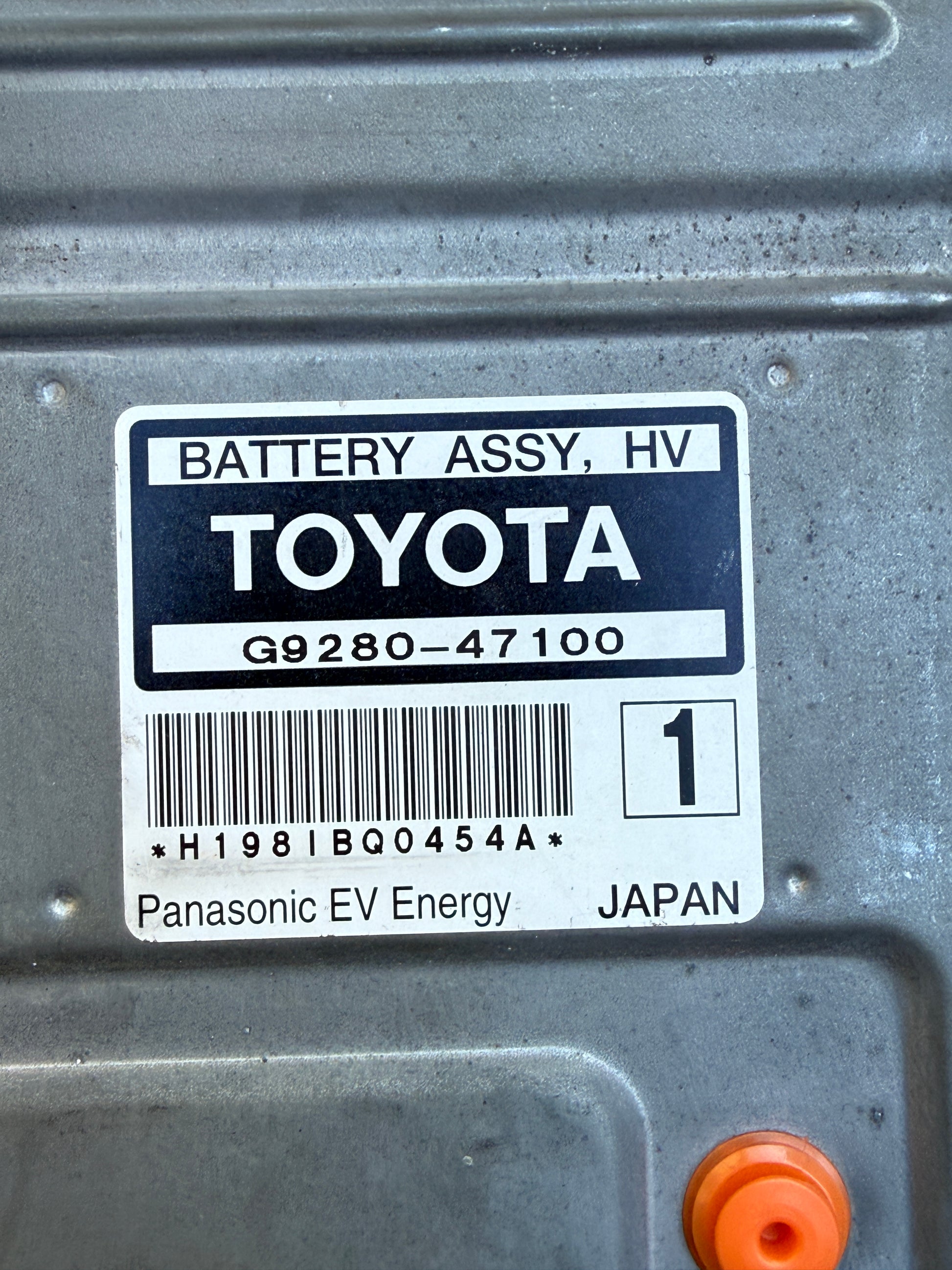 2004 - 2009 OEM TOYOTA PRIUS HYBRID BATTERY ASSEMBLY OEM G9280-47100 - Used - Photo 2