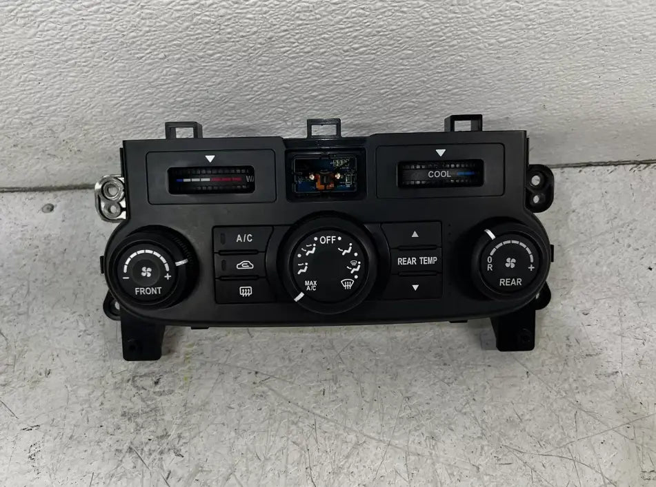 2006-08 Kia Sedona AC Heater Climate Manual 3 Knobs 3 Zone Temp Control WARRANTY - Used OEM Auto Part
