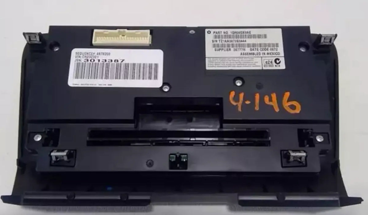 2011-14 DODGE CHARGER AC A/C HEATER CLIMATE CONTROL UNIT 1QH08DX9AE WARRANTY - Used OEM Auto Part - Photo 2