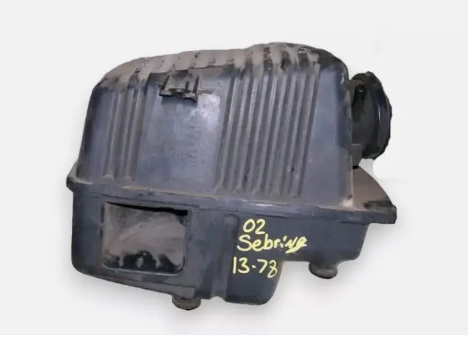 2001-2004 CHRYSLER SEBRING STRATUS 2.7L AIR CLEANER AIR BOX INTAKE WARRANTY - Used OEM Auto Part