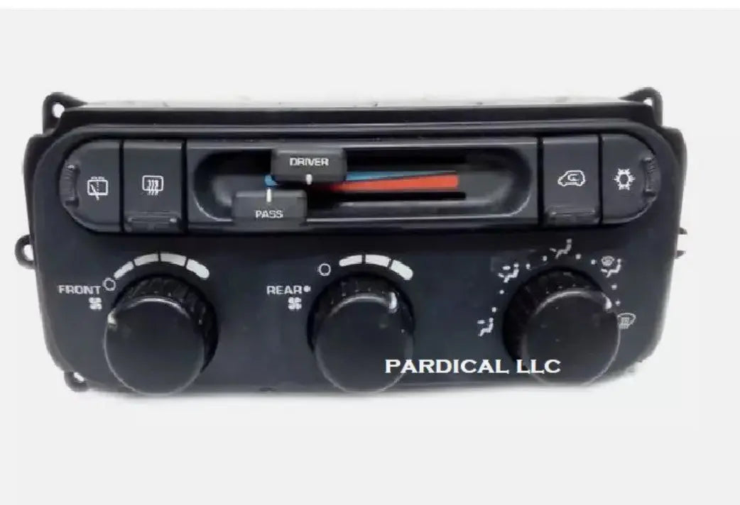 2004-2007 Dodge Caravan AC Heater Climate Control Unit Manual 3 Zone - Used OEM Auto Part
