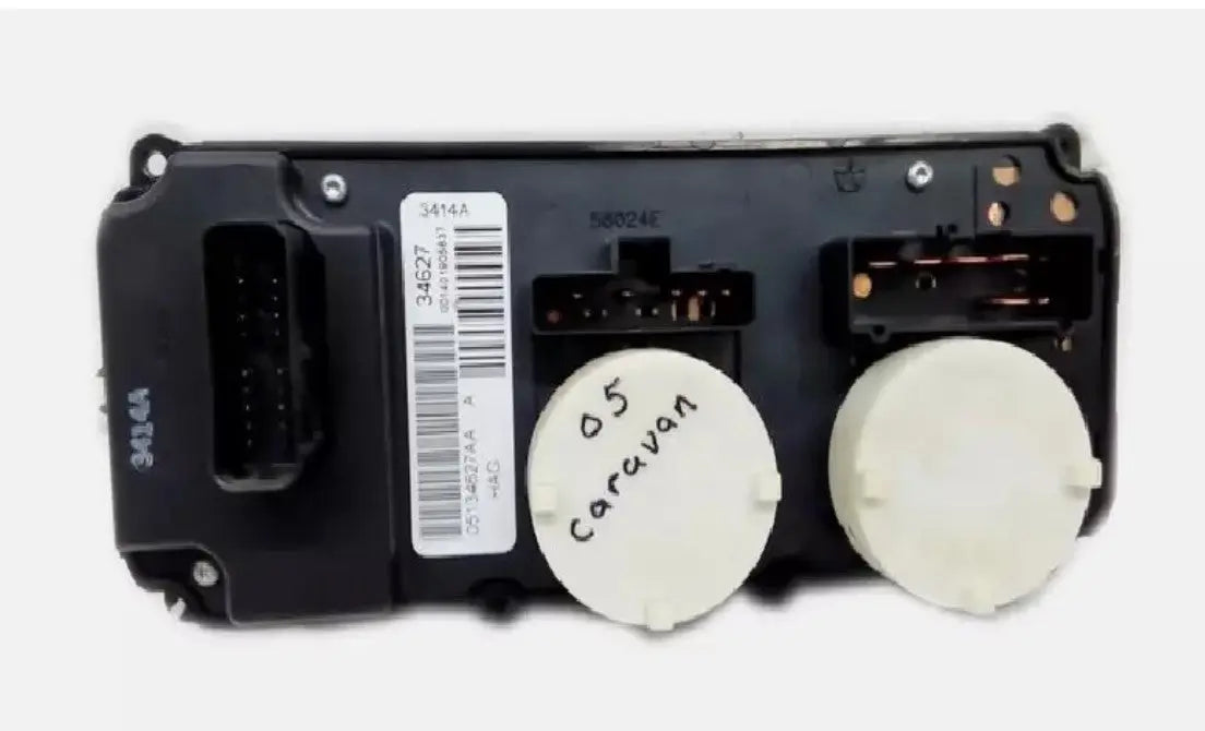2004-2007 Dodge Caravan AC Heater Climate Control Unit Manual 3 Zone - Used OEM Auto Part - Photo 3