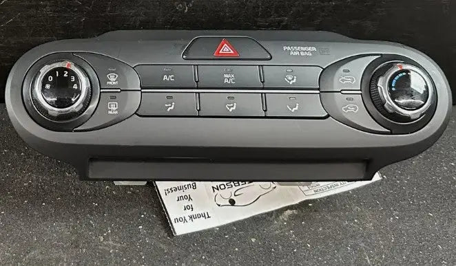 Kia Sorento 2016 AC Heater Climate Temperature Control w/o rear AC WARRANTY - Used OEM Auto Part