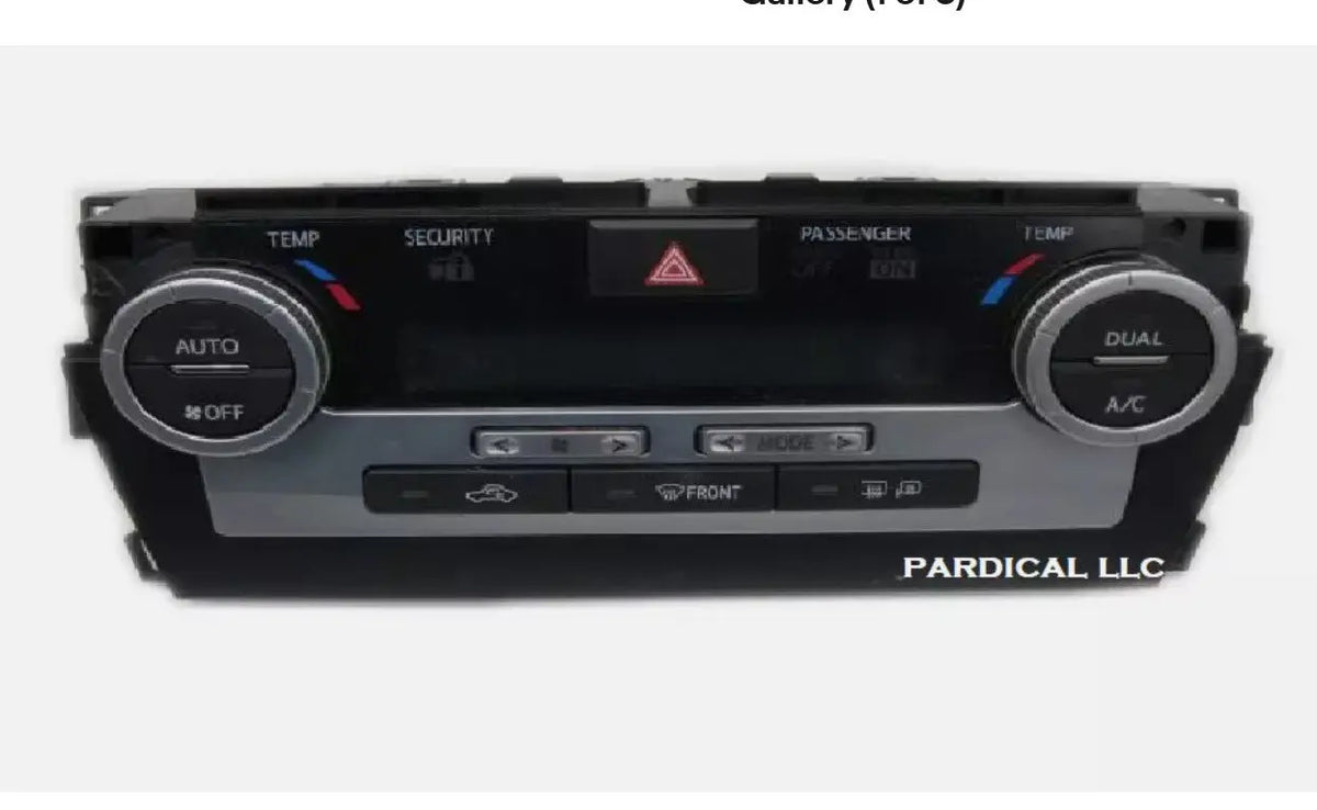 2012-2014 Toyota Camry AC Heater Temperature Climate Control Panel XLE Hybrid - Used OEM Auto Part