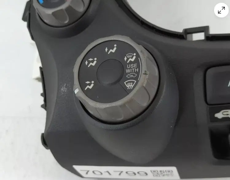 2009-2014 HONDA FIT Heater AC Climate Tem Control Switch Knob OEM 13 14 WARRANTY - Used - Photo 2