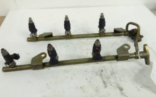 2000-01 Maxima I30 Fuel Injectors & Rail Pressure Regulator 3.0L 6 Cyl WARRANTY - Used OEM Auto Part
