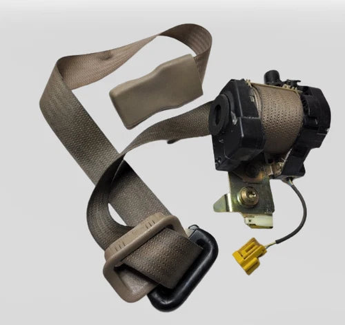 03-04 Excursion F-250 F-350 SD Crew Cab Driver Seat Belt Retractor Assembly Tan ford